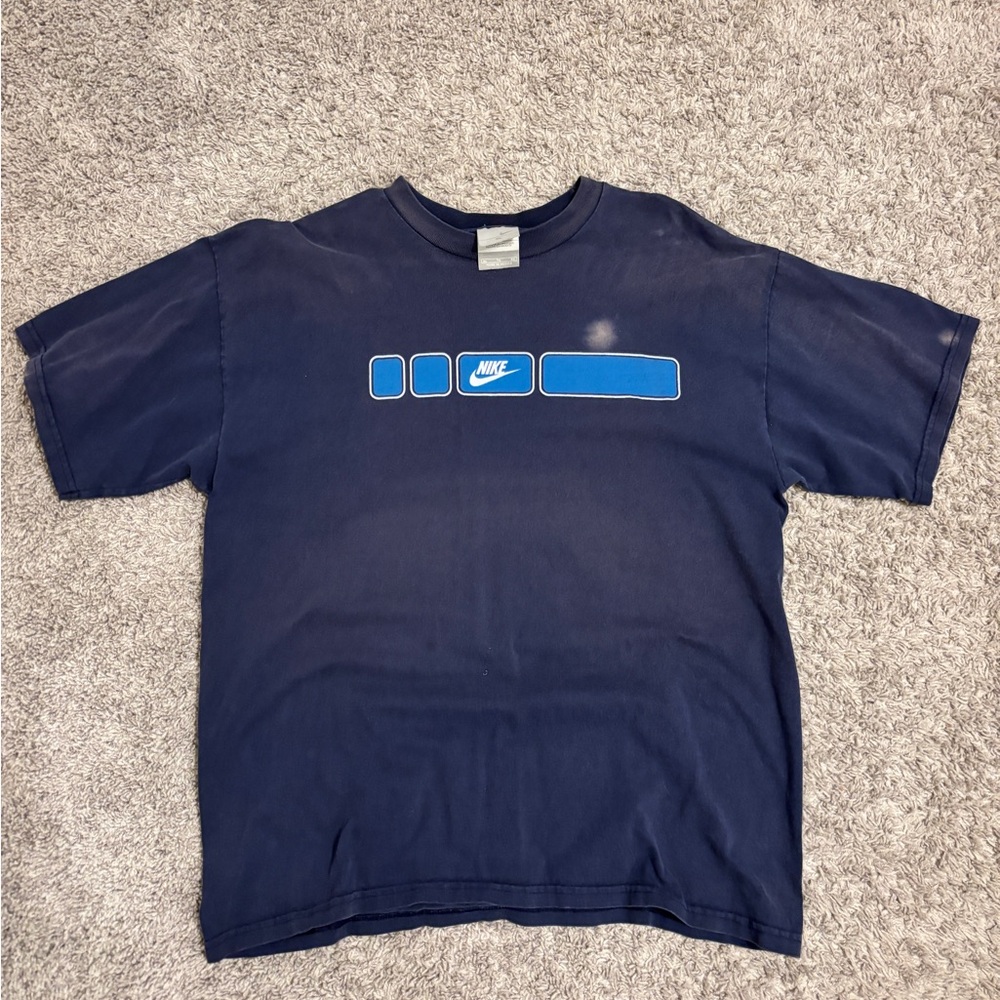 Vintage Nike Dark Blue Graphic Tee